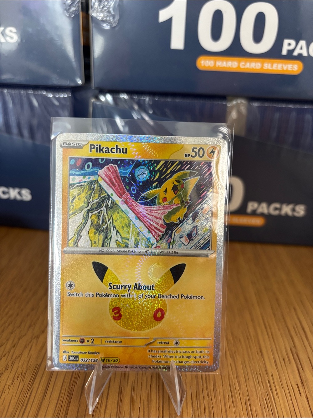 Pikachu #10 30th Celebrations Set Card 032/128